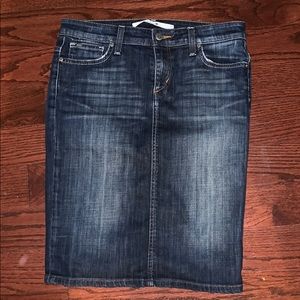 Joe denim skirt